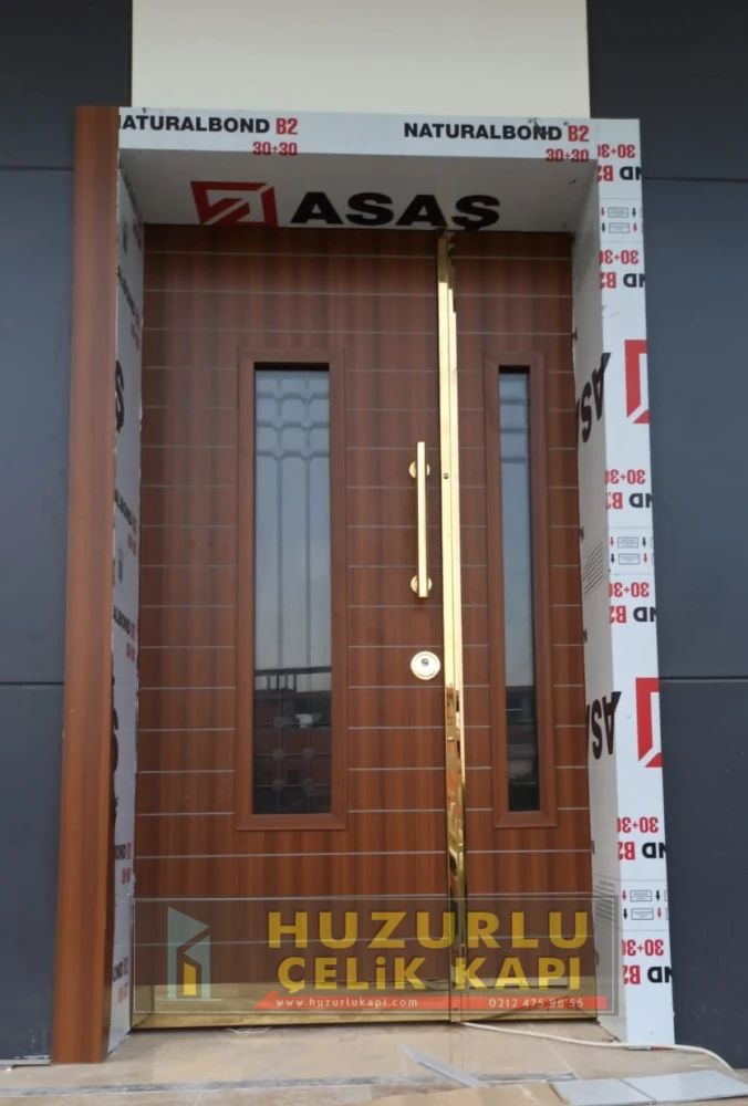Dış İklim Kompozit ve Compact Lamine Çelik Kapılar KC-0015 Modeli - Huzurlu Kapı