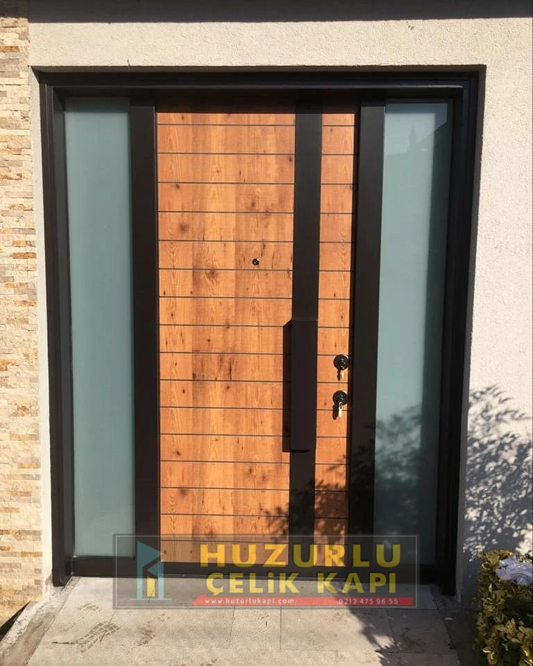 Dış İklim Kompozit ve Compact Lamine Çelik Kapılar KC-0017 Modeli - Huzurlu Kapı
