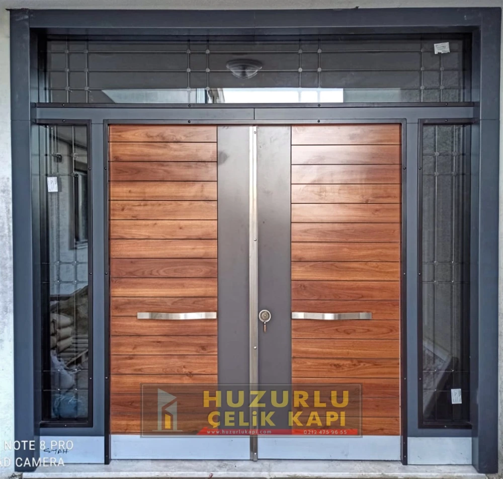 Dış İklim Kompozit ve Compact Lamine Çelik Kapılar KC-0018 Modeli - Huzurlu Kapı