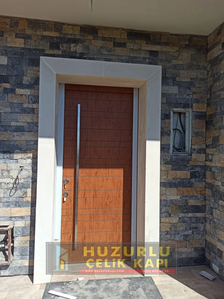Dış İklim Kompozit ve Compact Lamine Çelik Kapılar KC-0022 Modeli - Huzurlu Kapı
