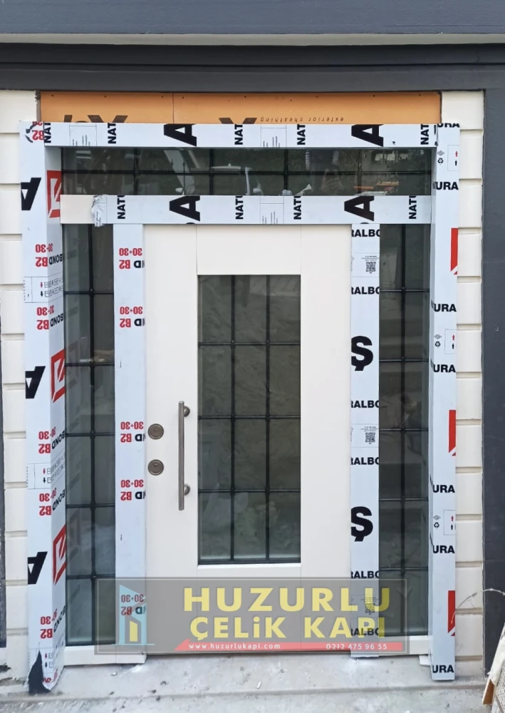 Dış İklim Kompozit ve Compact Lamine Çelik Kapılar KC-0024 Modeli - Huzurlu Kapı