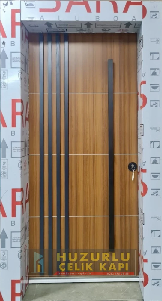 Dış İklim Kompozit ve Compact Lamine Çelik Kapılar KC-0025 Modeli - Huzurlu Kapı