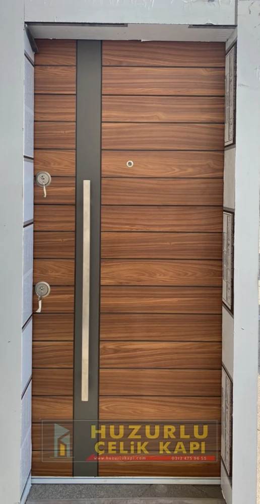 Dış İklim Kompozit ve Compact Lamine Çelik Kapılar KC-0031 Modeli - Huzurlu Kapı