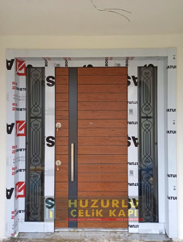 Dış İklim Kompozit ve Compact Lamine Çelik Kapılar KC-0032 Modeli - Huzurlu Kapı