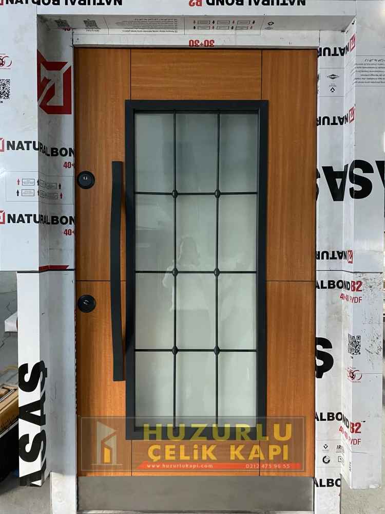 Dış İklim Kompozit ve Compact Lamine Çelik Kapılar KC-0039 Modeli - Huzurlu Kapı