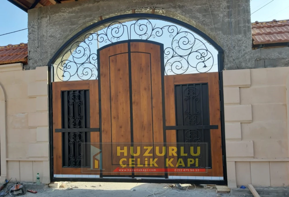 Dış İklim Kompozit ve Compact Lamine Çelik Kapılar KC-0041 Modeli - Huzurlu Kapı