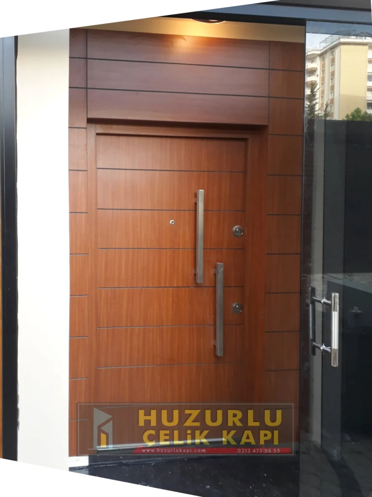 Dış İklim Kompozit ve Compact Lamine Çelik Kapılar KC-0044 Modeli - Huzurlu Kapı