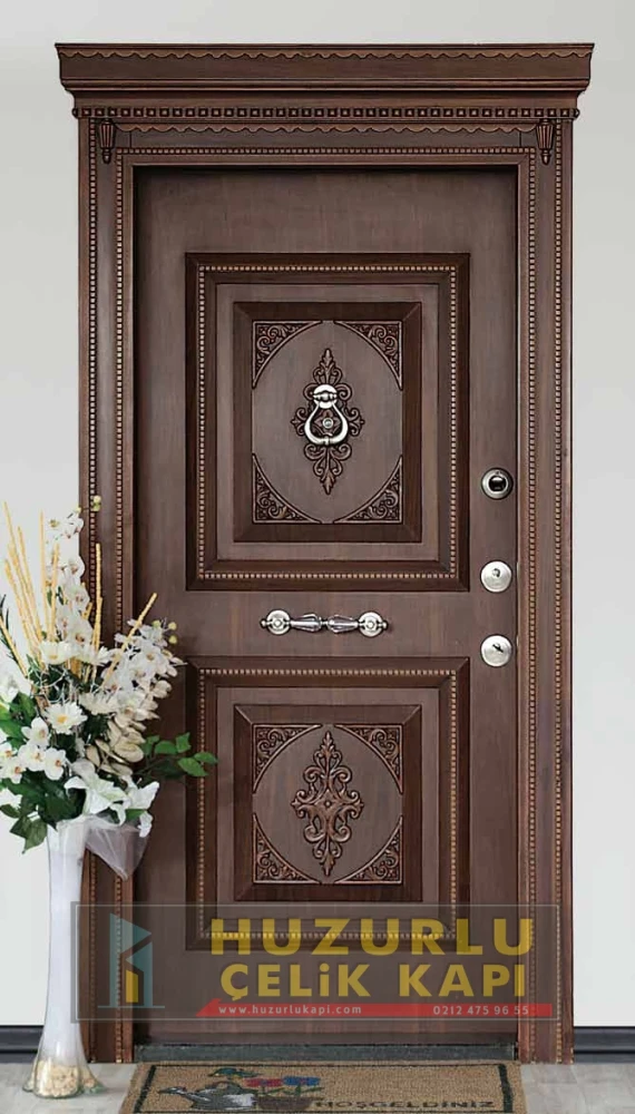 Klasik Çelik Kapılar K-0017 Modeli - Huzurlu Kapı