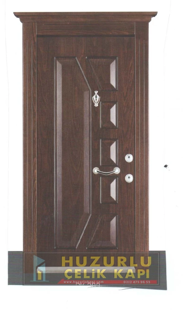 Klasik Çelik Kapılar K-0023 Modeli - Huzurlu Kapı