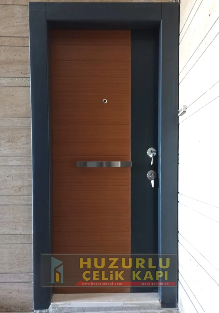 Modern Çelik Kapılar M-0025 Modeli - Huzurlu Kapı