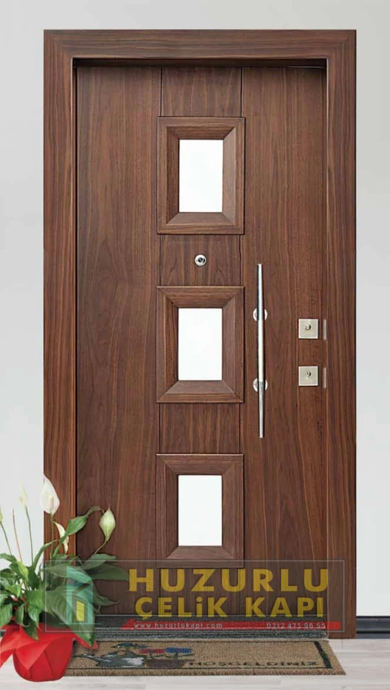 Modern Çelik Kapılar M-0040 Modeli - Huzurlu Kapı
