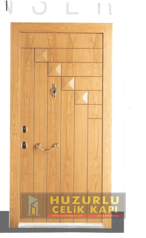 Modern Çelik Kapılar M-0072 Modeli - Huzurlu Kapı